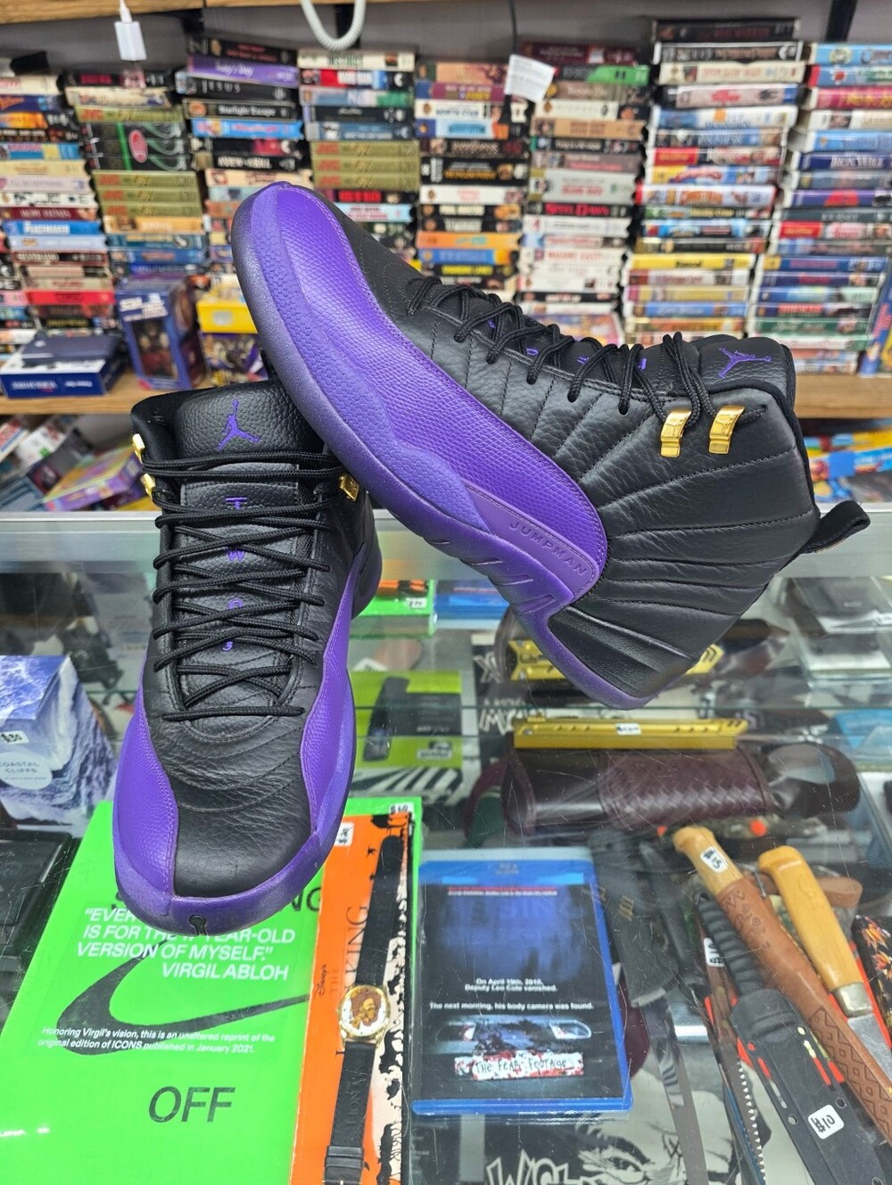 Nike Air Jordan 12 Retro Black/Field Purple Size 13 CT8013 057